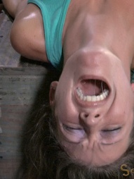 Long lean model‘s mouth turned into a pussy, pic #14